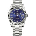 Day Date Silver Blue Dial 40 mm