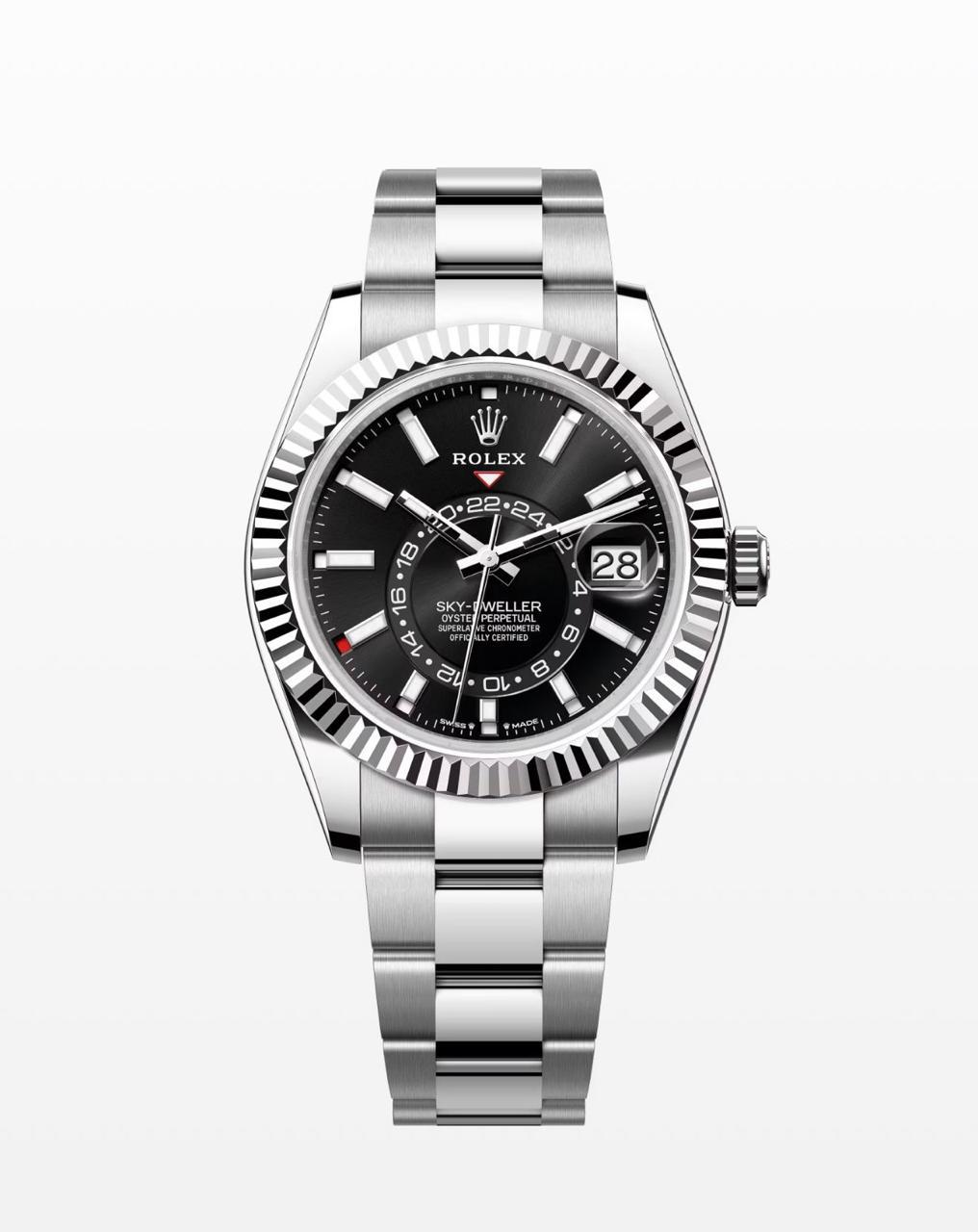 Sky Dweller Silver Black Dial 42 mm