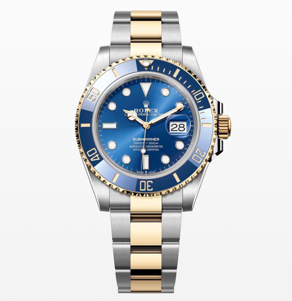 Submariner 2 Tones Blue Dial 40mm