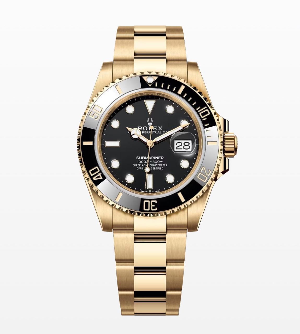 Submariner Yellow Gold Black Bezel 40 mm