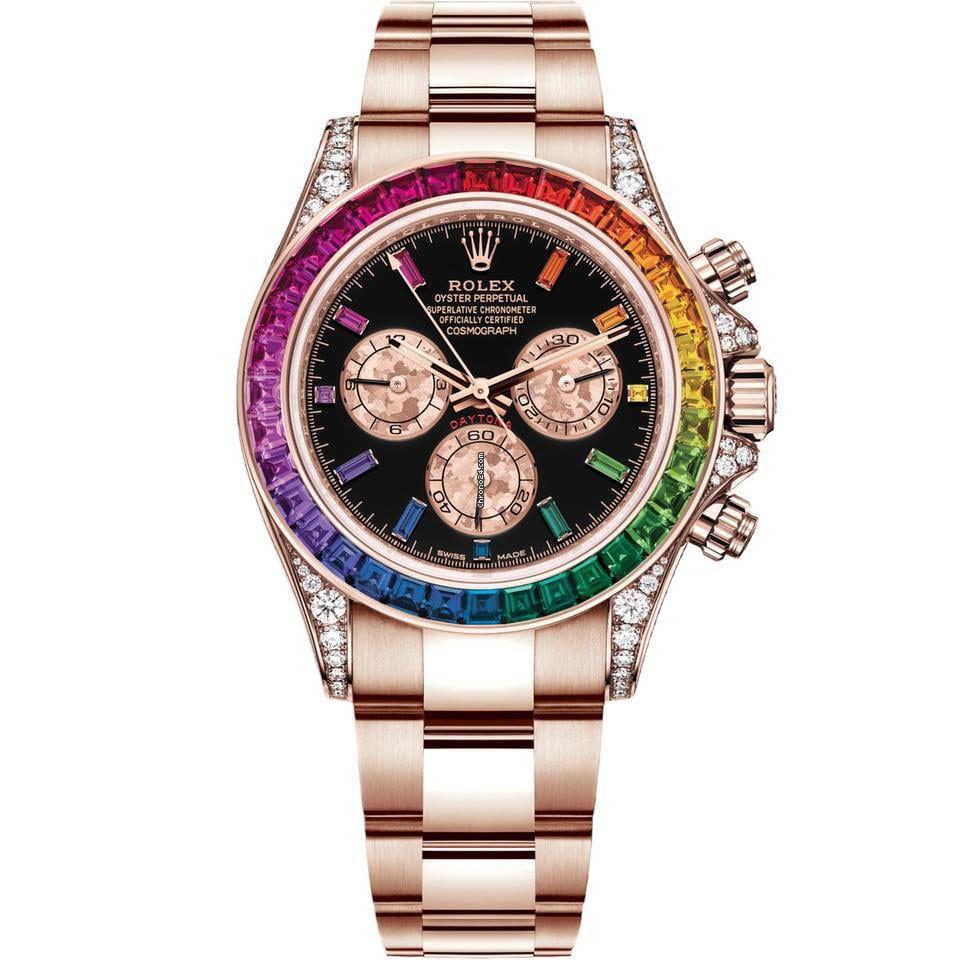 Daytona Rainbow Rose Gold 40 mm