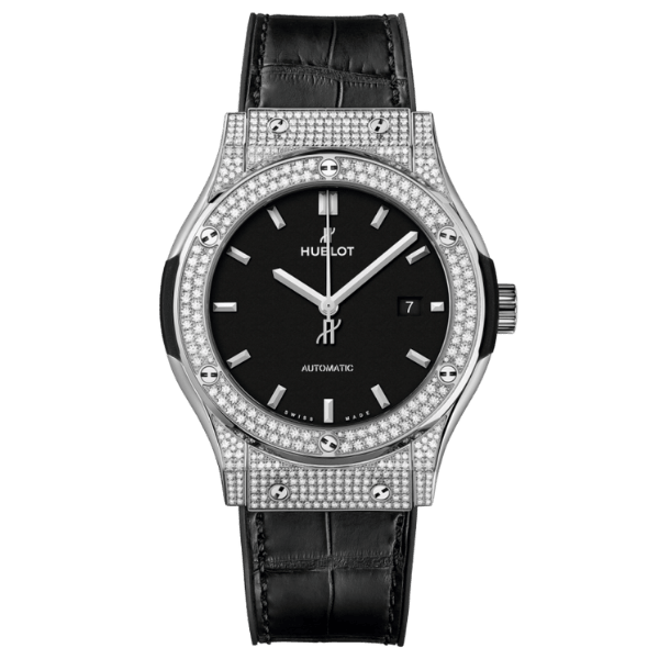 Hublot Classic Fusion Diamonds 42mm Dial Black